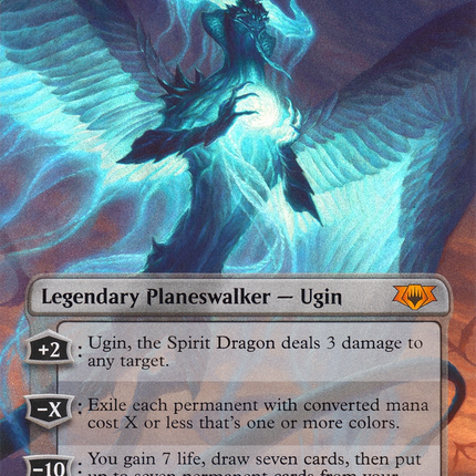 Ugin, the Spirit Dragon (Borderless) [Mythic Edition] Foil
