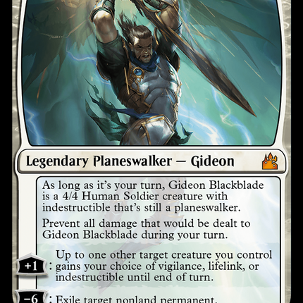 Gideon Blackblade [Ravnica Remastered]
