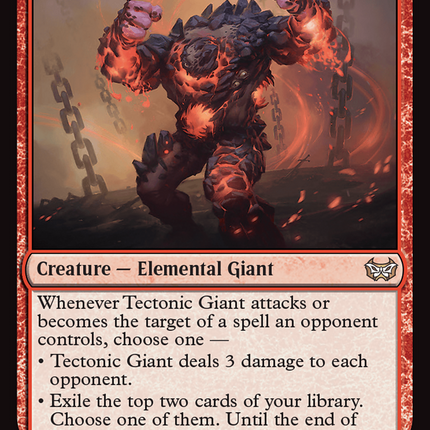 Tectonic Giant [Duskmourn: House of Horror Commander]