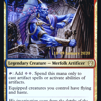 Dalakos, Crafter of Wonders [Theros Beyond Death Promos] Prerelease Foil