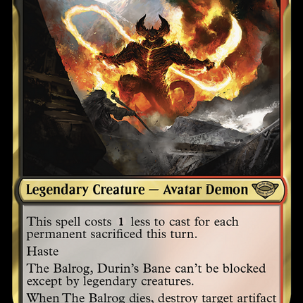 The Balrog, Durin's Bane [The Lord of the Rings: Tales of Middle-earth]