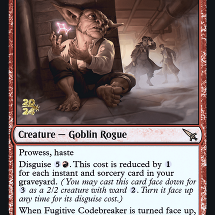 Fugitive Codebreaker [Murders at Karlov Manor Promos] Prerelease Foil