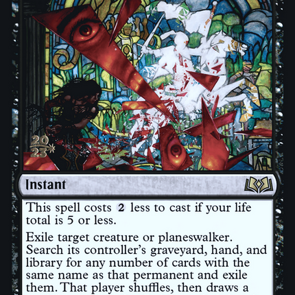 The End [Wilds of Eldraine Promos] Prerelease Foil