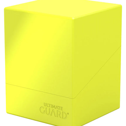 Ultimate Guard Solid Boulder Deck Case - 100+ - Neon Yellow