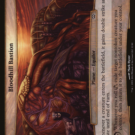 Bloodhill Bastion [Planechase 2012 Planes]