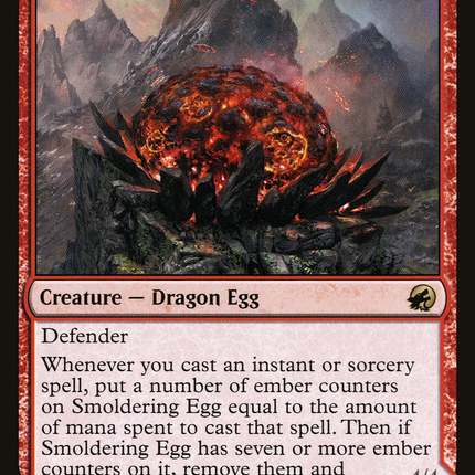 Smoldering Egg // Ashmouth Dragon [Innistrad: Midnight Hunt]