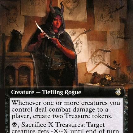 Grim Hireling (Extended Art) [Forgotten Realms Commander]