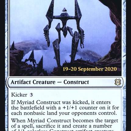 Myriad Construct [Zendikar Rising Promos] Prerelease Foil