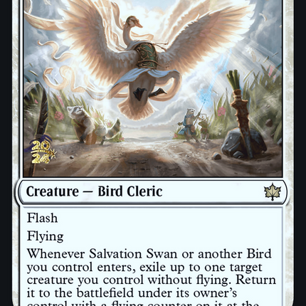 Salvation Swan [Bloomburrow Promos] Prerelease Foil