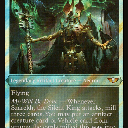 Szarekh, the Silent King [Warhammer 40,000 Commander] Surge Foil
