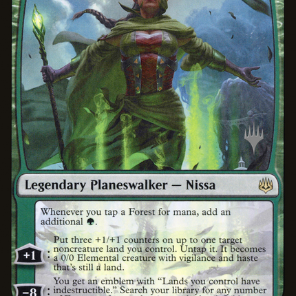 Nissa, Who Shakes the World [War of the Spark Promos]