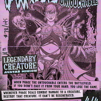 Phage the Untouchable (Borderless) [Secret Lair Drop] Foil