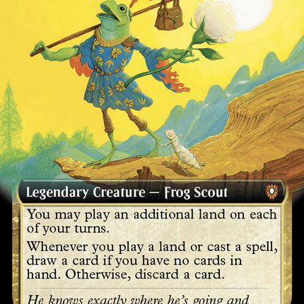 Flubs, the Fool (Extended Art) [Bloomburrow Commander]