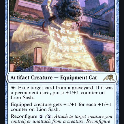 Lion Sash [Kamigawa: Neon Dynasty Promos] Prerelease Foil