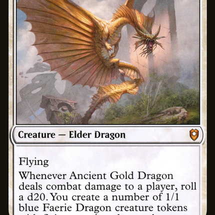 Ancient Gold Dragon [Commander Legends: Battle for Baldur's Gate]