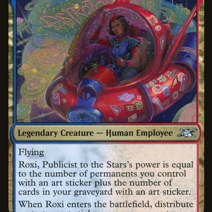 Roxi, Publicist to the Stars [Unfinity] Galaxy Foil