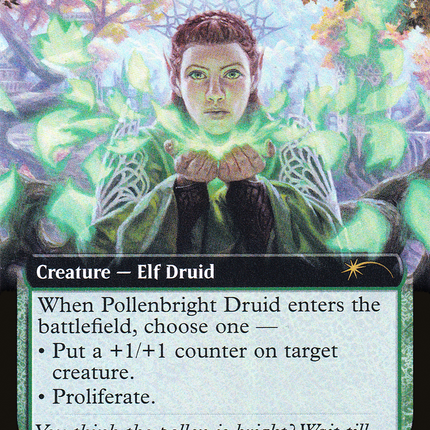 Pollenbright Druid (Extended Art) [Secret Lair Drop] Foil