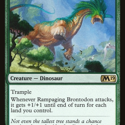 Rampaging Brontodon [M19 Gift Pack] Foil