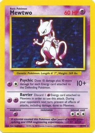 Mewtwo - 10/102 [Base Set] Holofoil
