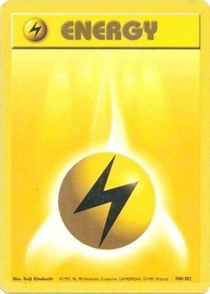 Lightning Energy - 100/102 [Base Set]