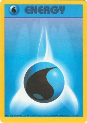 Water Energy - 102/102 [Base Set]