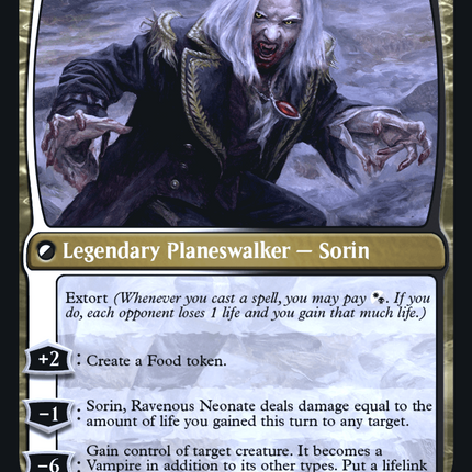 Sorin of House Markov // Sorin, Ravenous Neonate [Modern Horizons 3 Promos] Prerelease Foil