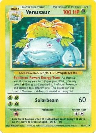 Venusaur - 15/102 [Base Set] Holofoil