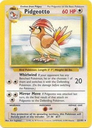 Pidgeotto - 22/102 [Base Set]