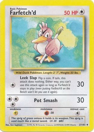 Farfetch'd - 27/102 [Base Set]