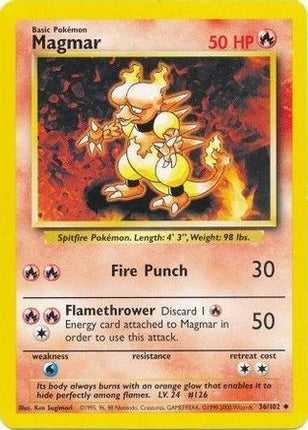 Magmar - 36/102 [Base Set]