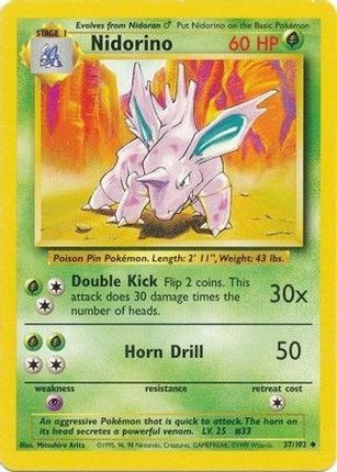 Nidorino - 37/102 [Base Set]