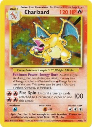 Charizard - 4/102 [Base Set] Holofoil