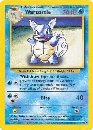 Wartortle - 42/102 [Base Set]
