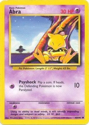Abra - 43/102 [Base Set]