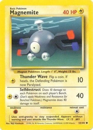 Magnemite - 53/102 [Base Set]