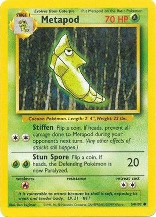 Metapod - 54/102 [Base Set]