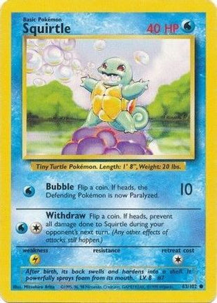 Squirtle - 63/102 [Base Set]