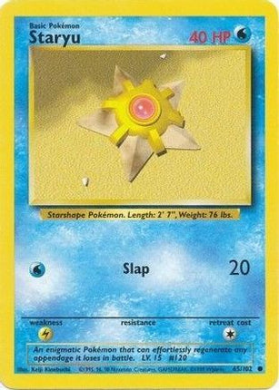 Staryu - 65/102 [Base Set]
