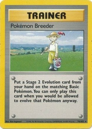 Pokemon Breeder - 76/102 [Base Set]