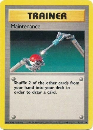 Maintenance - 83/102 [Base Set]