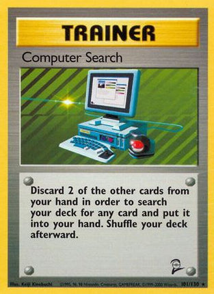 Computer Search - 101/130 [Base Set 2]