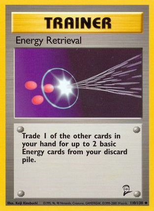 Energy Retrieval - 110/130 [Base Set 2]