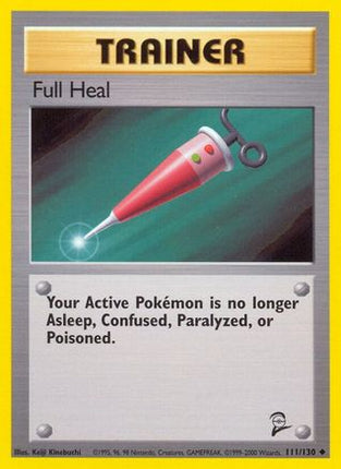 Full Heal - 111/130 [Base Set 2]