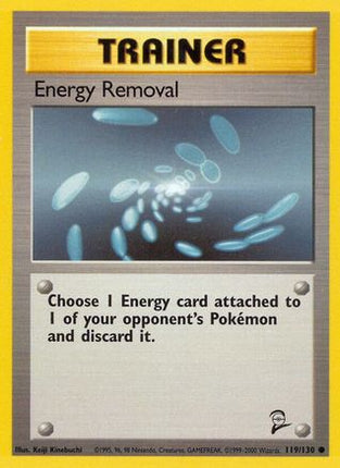 Energy Removal - 119/130 [Base Set 2]
