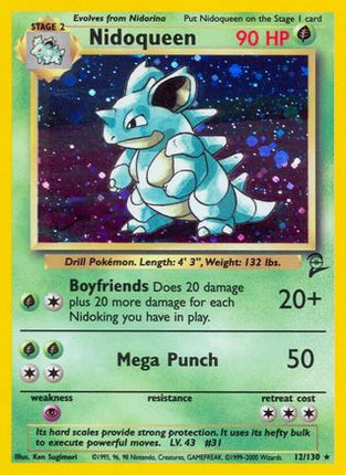 Nidoqueen - 12/130 [Base Set 2] Holofoil
