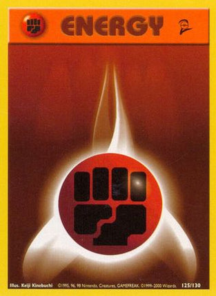 Fighting Energy - 125/130 [Base Set 2]