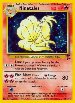 Ninetales - 13/130 [Base Set 2] Holofoil