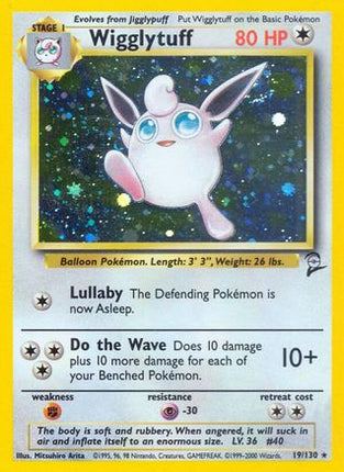 Wigglytuff - 19/130 [Base Set 2] Holofoil