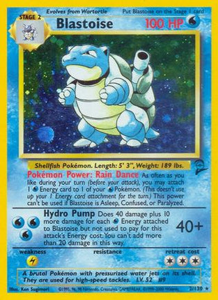 Blastoise - 2/130 [Base Set 2] Holofoil