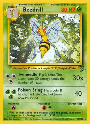 Beedrill - 21/130 [Base Set 2]